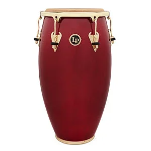 LP Latin Percussion M754S-RW Matador Series 12-1/2 ” Oak Tumba in Red Stain w/ Gold Hardware