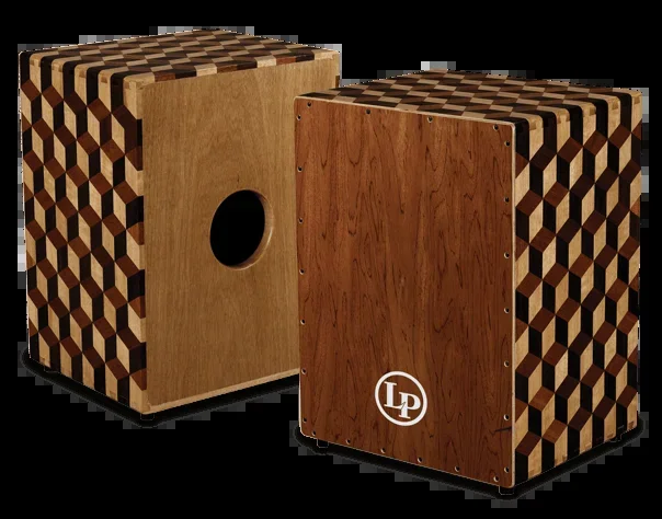 LP Peruvian Solid Wood Brick Cajon with Bag