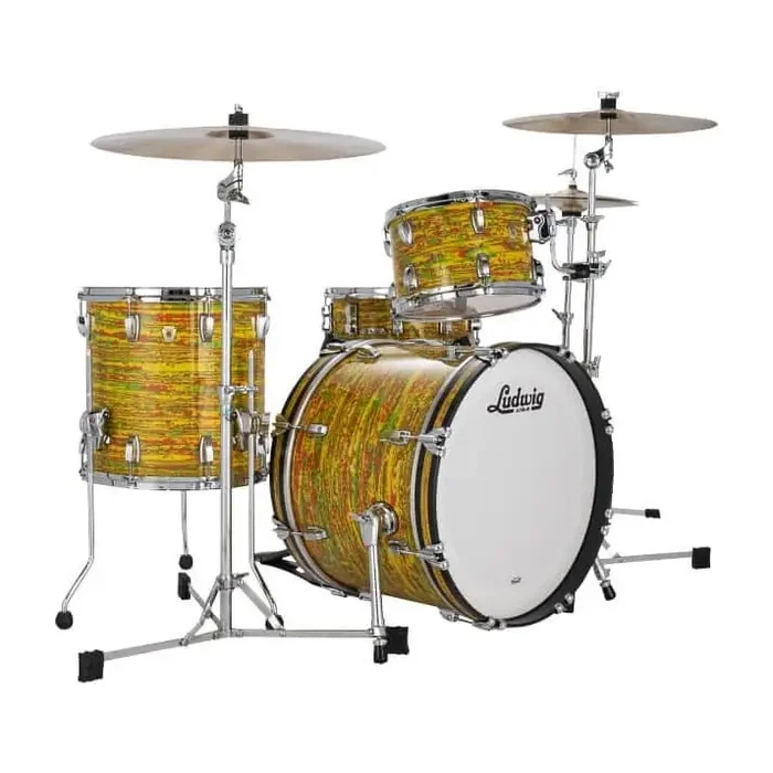 Ludwig Classic Maple Drum Kit Shell Pack, Citrus Mod