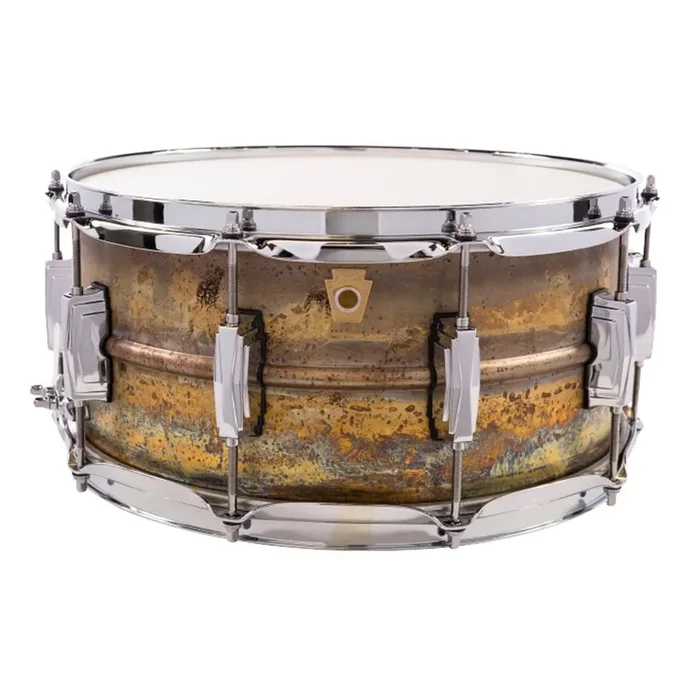Ludwig Raw Brass Supraphonic Snare Drum 14 x 6.5″ LB454R