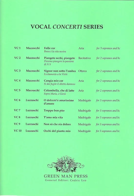 Luzzaschi Occhi del pianto mio