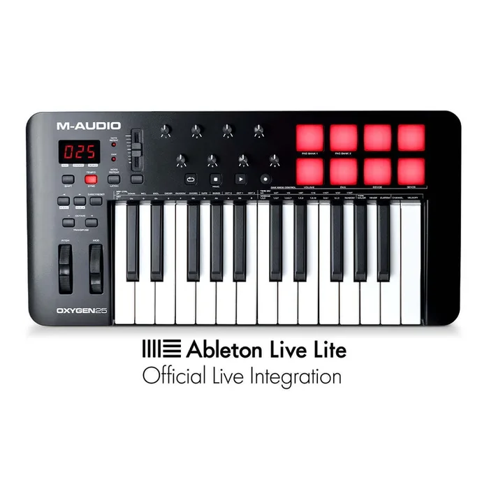 M-Audio Oxygen 25 MKV USB MIDI Controller 25-Key w/ Smart Controls &?Auto-Mapping