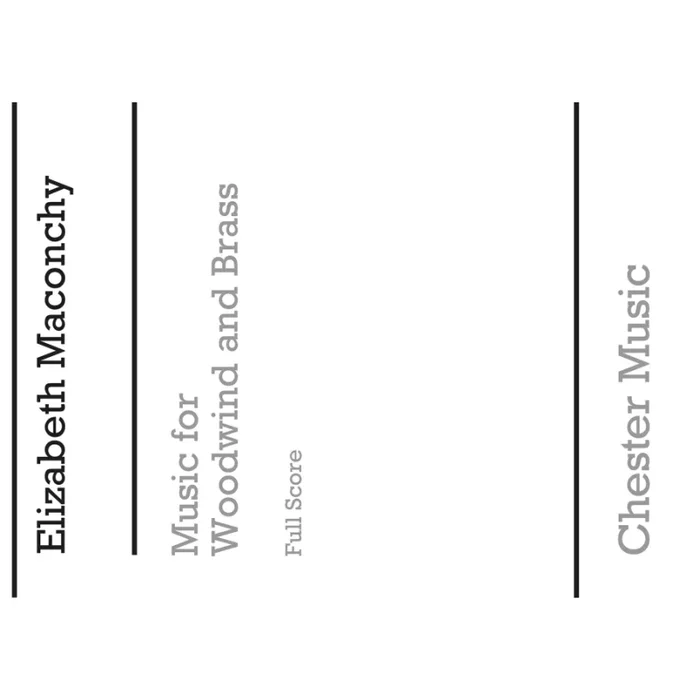 Maconchy Music For Woodwind And Brass (1965) F/s