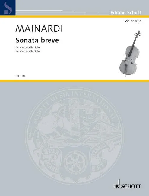 Mainardi, Enrico : Mainardi, Enrico : Sonata breve, – cello – Schott Digital