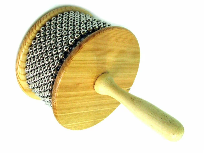 Mano Percussion Wooden Cabaza 10 Rows Of Ball Bearings