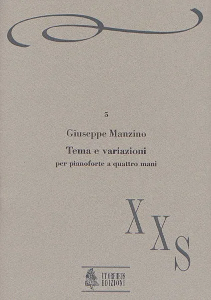 Manzino: Theme and Variations for Piano 4 Hands (1983)