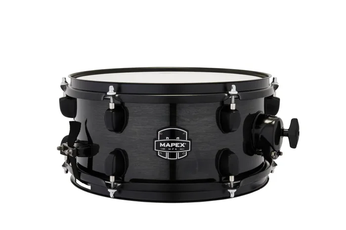 Mapex MPX Maple/Poplar Hybrid Shell Snare Drum Black 12×6″