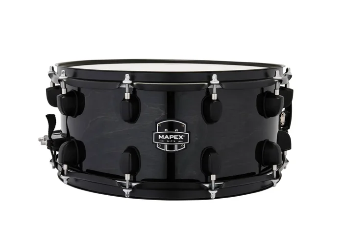 Mapex MPX Maple/Poplar Hybrid Shell Snare Drum Black 14×6.5″