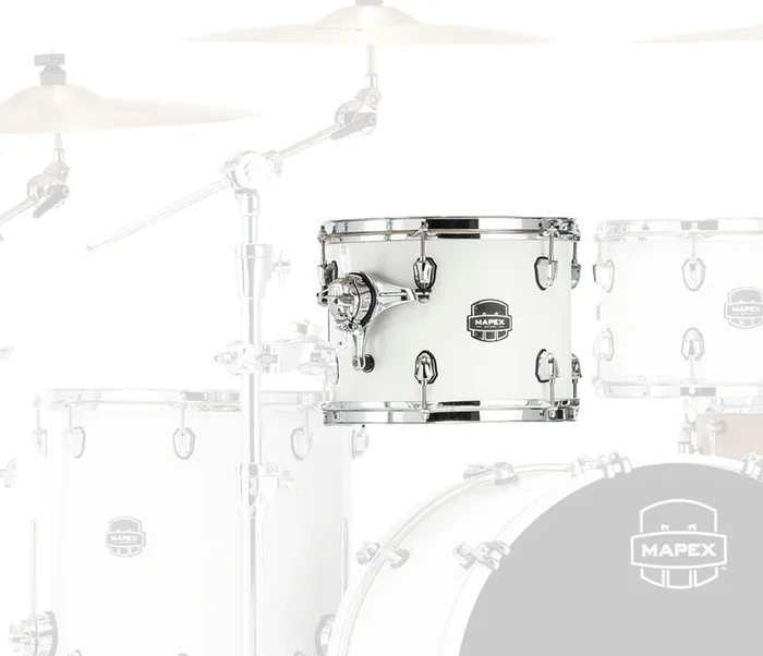 Mapex Saturn Classic 12 ” x 9 ” Tom In Satin White