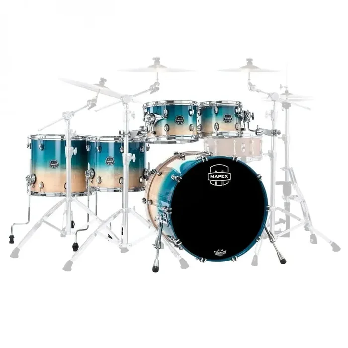 Mapex Saturn Drum Kit Shell Pack 5pc 22 – Aqua Fade