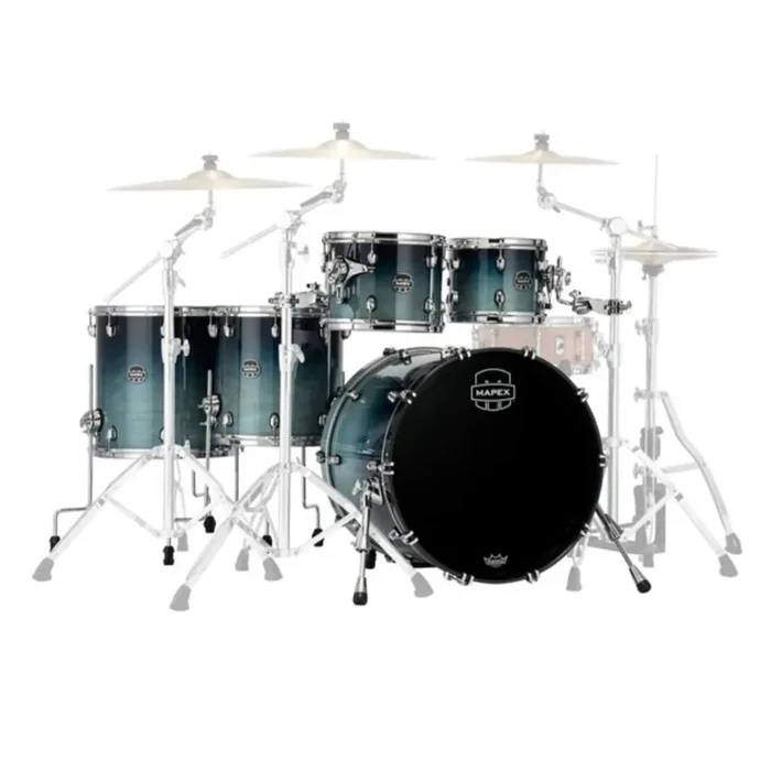 Mapex Saturn Drum Kit Shell Pack 5pc 22 – Teal Blue Fade