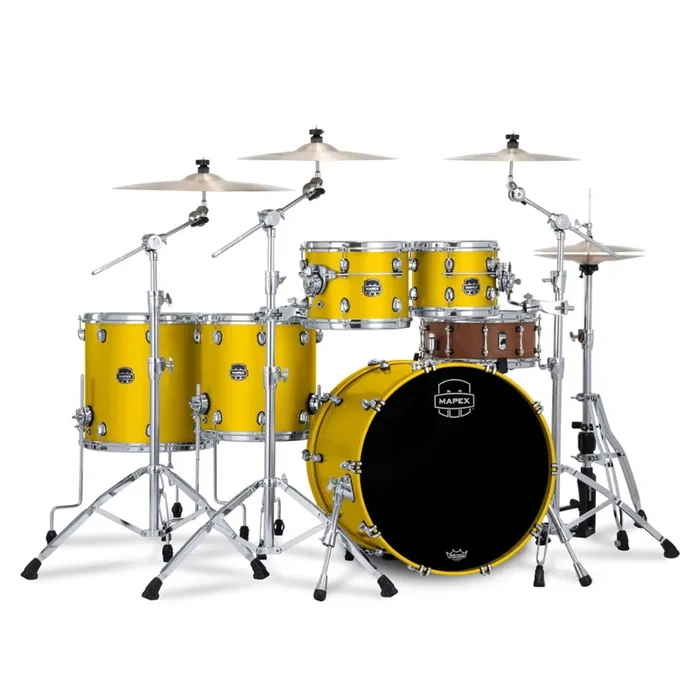 Mapex Saturn Evolution Drum Kit Shell Pack 22″ – Tuscan Yellow