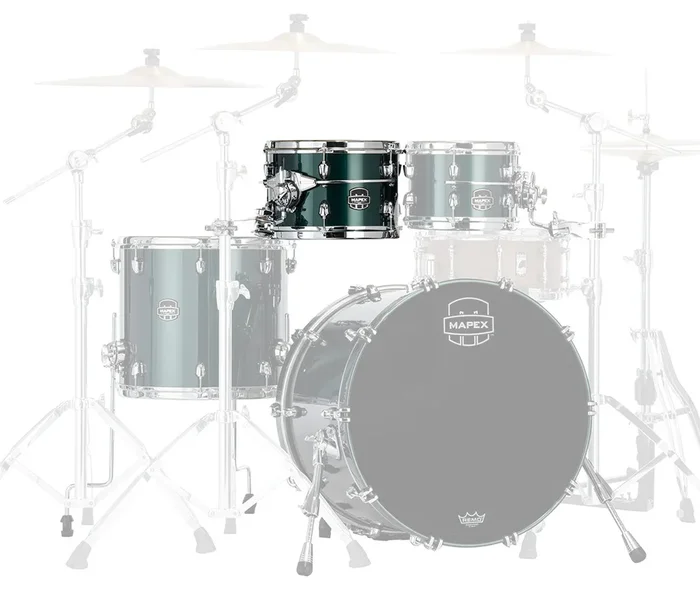 Mapex Saturn Evolution Maple Blend 13 ” x 9 ” Tom In Brunswick Green