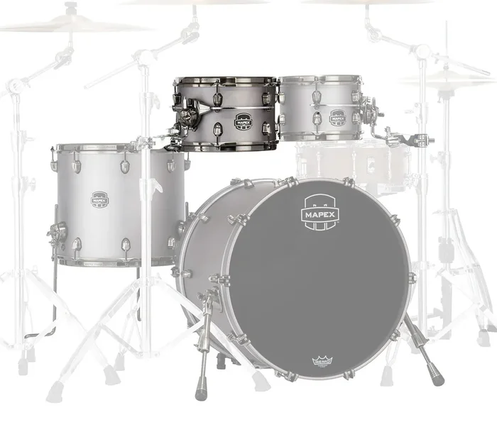 Mapex Saturn Evolution Maple Blend 14 ” x 10 ” Tom In Gun Metal Grey