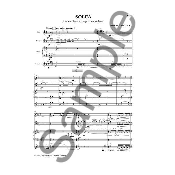 Marcland, Patrick – Solea