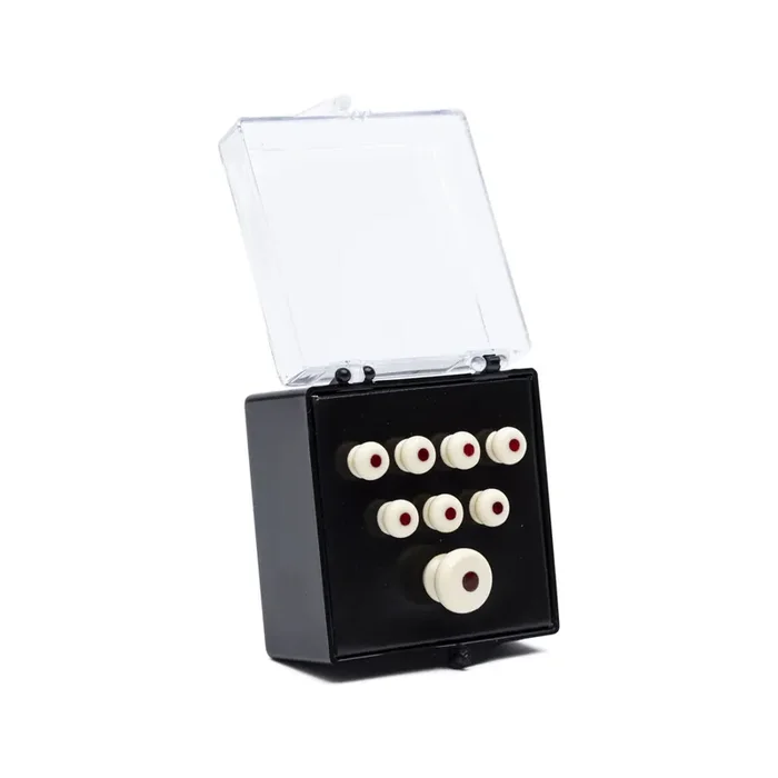 Martin 18APP60 Inlaid Bridge & Endpins, White/Tortoise, Set of 8