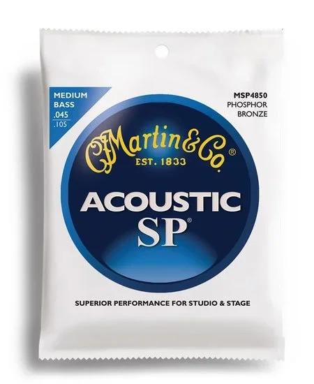 Martin Acoustic Bass Medium Gauge String Set (45-105)