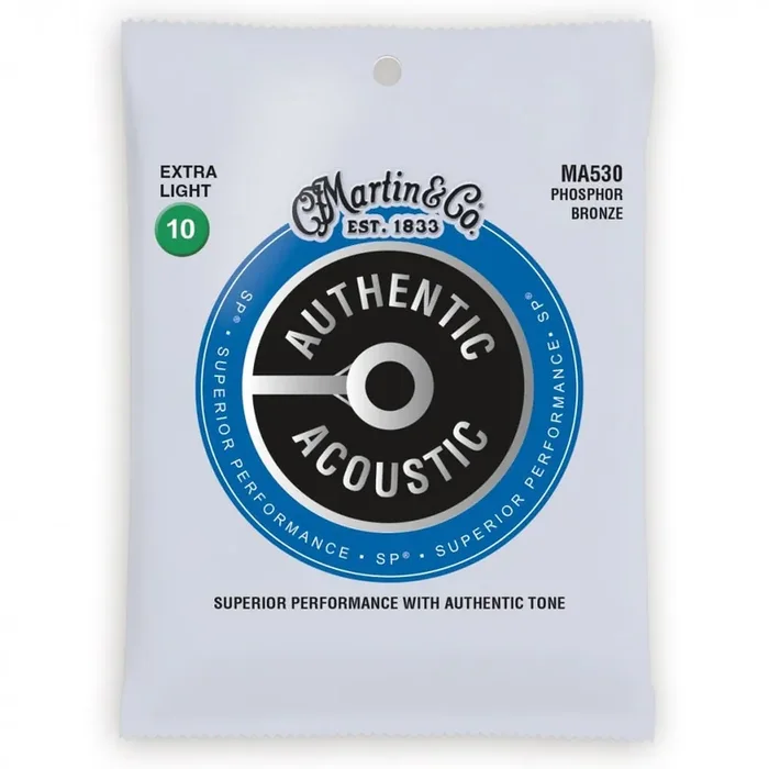 Martin Authentic Acoustic SP Phosphor Bronze 10-47 Acoustic Guitar Strings