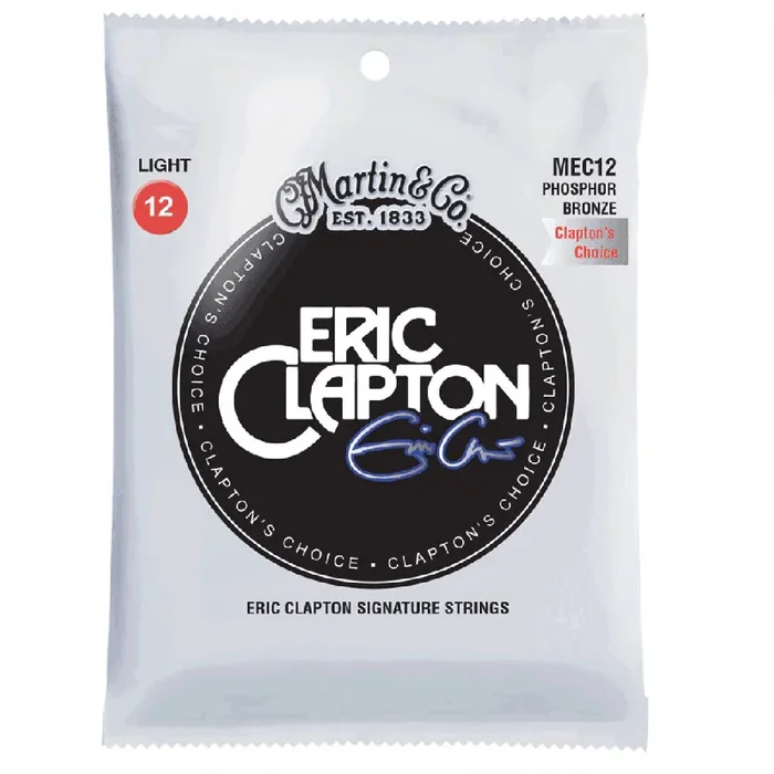 Martin Clapton‘s Choice Phosphor Bronze 12-54 Acoustic Guitar Strings, Light