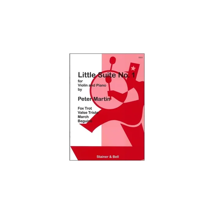 Martin, Peter – Little Suites for Solo or Unison Violins and Piano. Book 1: Violin part and Piano part