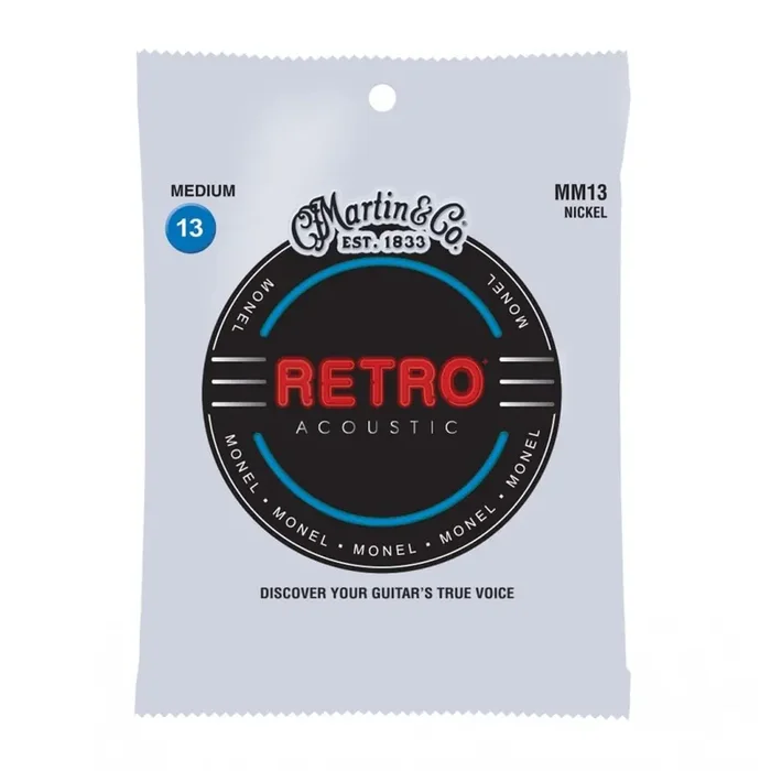 Martin RETRO Monel Wound 13-56 Acoustic Guitar Strings