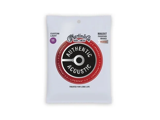 Martin Strings : Martin Authentic Treated Custom Light 11-52 92/8