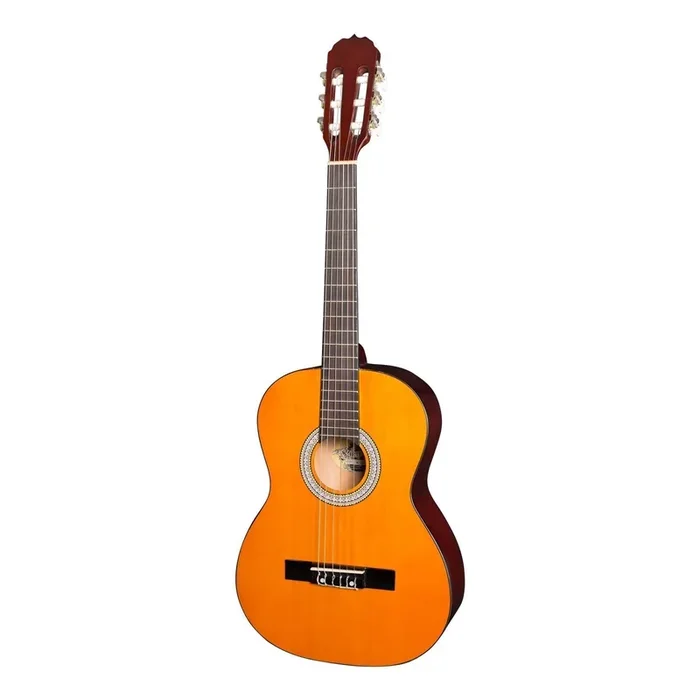 Martinez ‘Slim Jim’ 3/4 Size Beginner Slim Neck Classical Guitar (Amber)