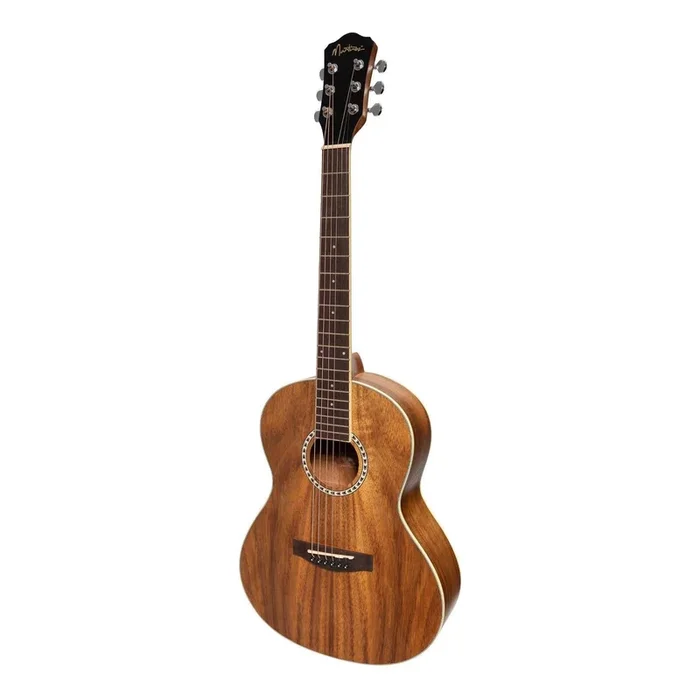 Martinez Acoustic ‘Little-Mini’ Folk Guitar with Built-In Tuner (Rosewood)