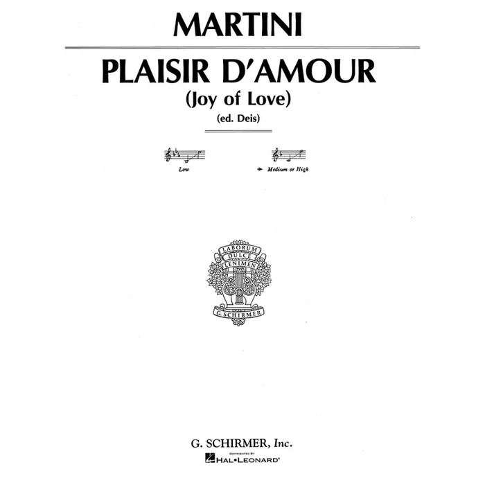 Martini, Giovanni Battista – Piacer d’amor (The Joys of Love)