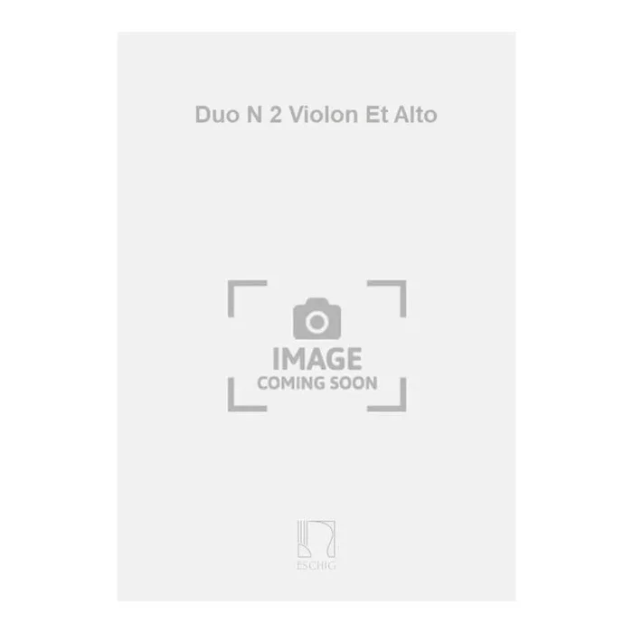 Martinu, Bohuslav – Duo N 2 Violon Et Alto