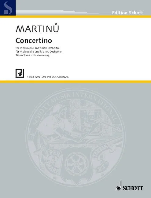 Martinů: Cello Concertino in C Minor