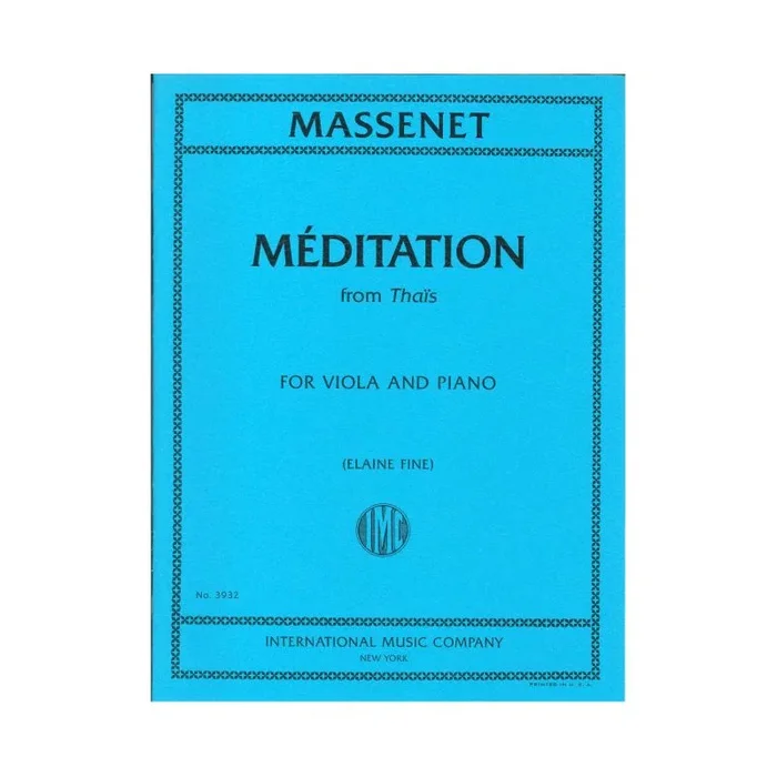 Massenet, Jules Émile Frédéric – Meditation