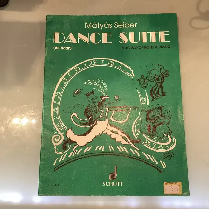 Mátyás Seiber Dance Suite for Alto Saxophone and Piano