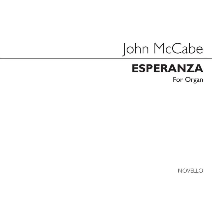 McCabe, John – Esperanza for Organ