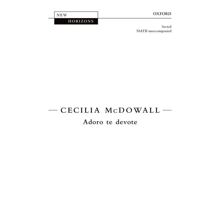 McDowall, Cecilia – Adoro te devote
