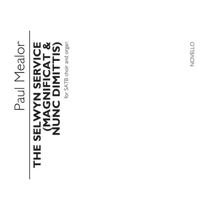 Mealor, Paul – The Selwyn Service (Magnificat & Nunc Dimittis)