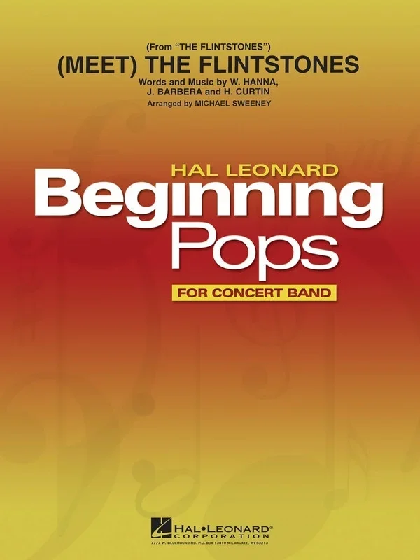 Meet The Flintstones Bp1 (Music Score/Parts)