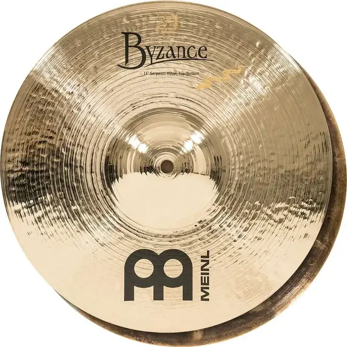 Meinl Byzance Brilliant 13” Serpents Hi Hat Cymbals B13SH-B
