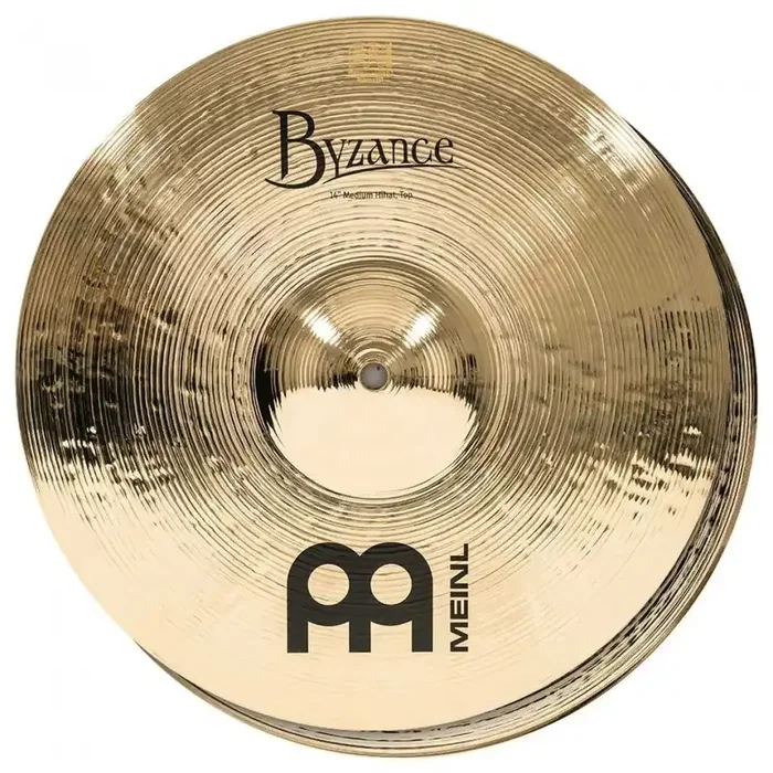 Meinl Byzance Brilliant 14″ Medium Hi-Hat Cymbal B14MH-B