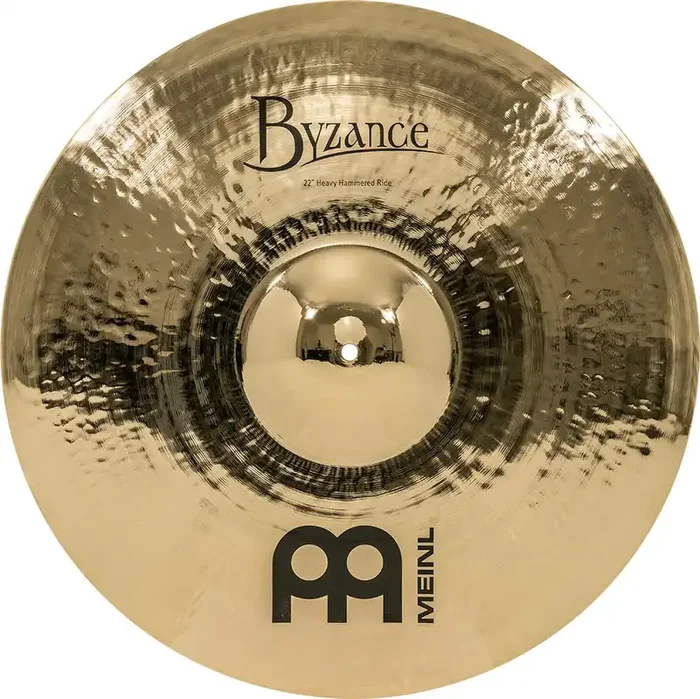 Meinl Byzance Brilliant 22″ Heavy Hammered Ride Cymbal B22HHR-B