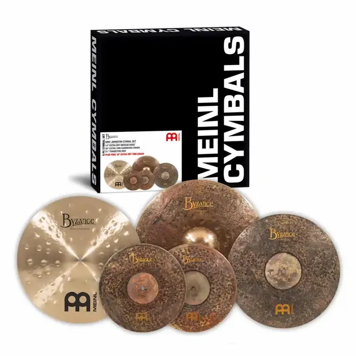 Meinl Byzance Mike Johnston Cymbal Set – B14EDMH, B18EDTC, B20ETHC, B21TSR