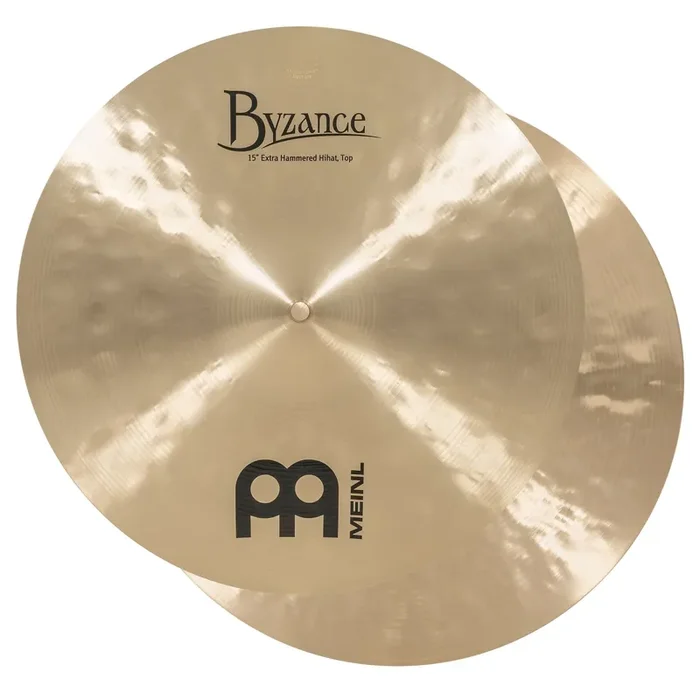 MEINL Cymbals 15″ Byzance Traditional Extra Hammered Hihat B15EHH