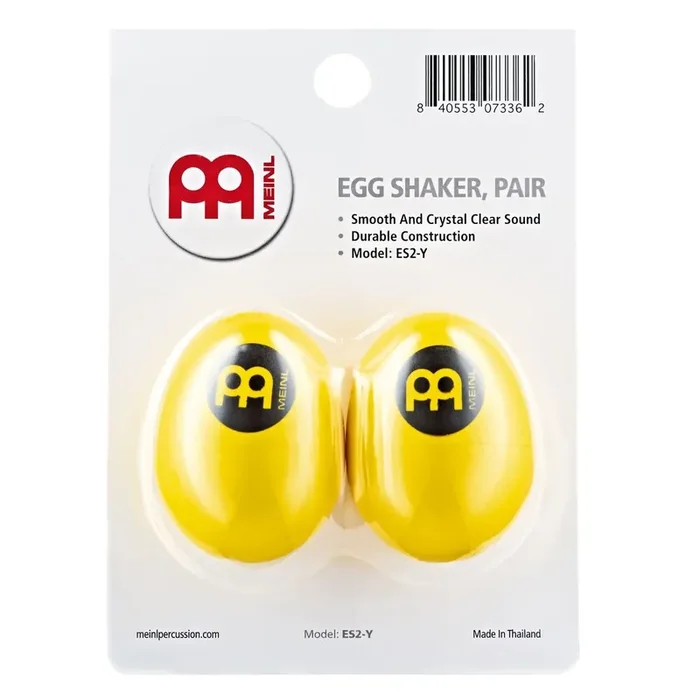 Meinl Egg Shakers Pair Yellow ES2-Y