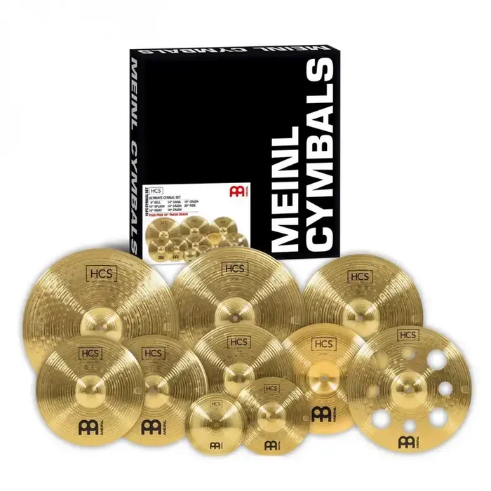 Meinl HCS Ultimate Cymbal Set – HCS8B, HCS10S, HCS14H, HCS14C, HCS16C, HCS18C, HCS14CH, HCS20R, HCS16TRC