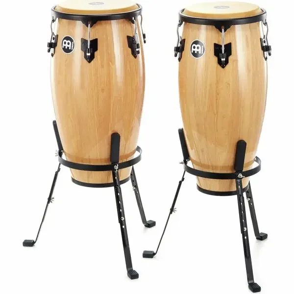Meinl Headliner Series 11″ & 12″ Conga Set, incl. Basket Stands, Natural Finish HC512NT