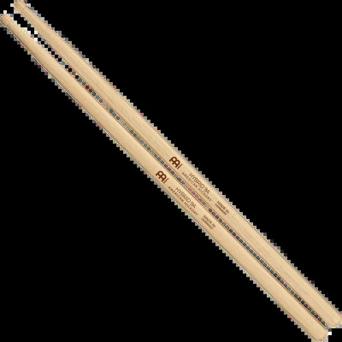 Meinl Hybrid 9A Hickory Wood Tip Drumsticks SB133