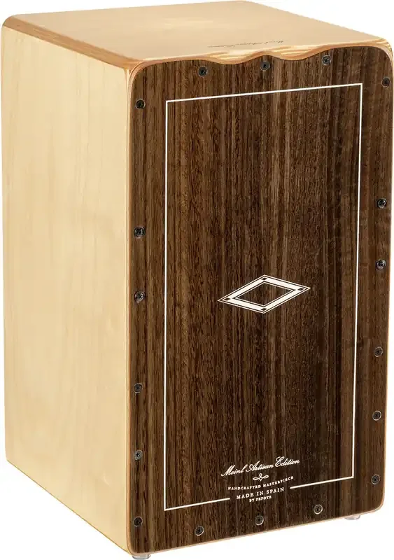 MEINL Percussion Artisan Edition Series String Cajon Tango Line – Brown Eucalyptus