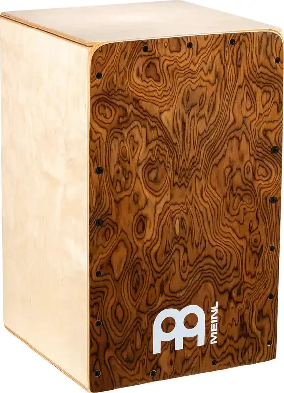 MEINL Percussion Snarecraft Series Snare Cajon 100 – Burl Wood