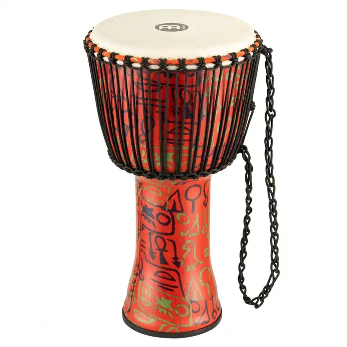MEINL Percussion Travel Series African Djembe – Pharaoh‘s Script, Large – Goat Head