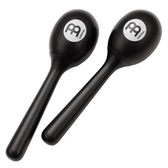 Meinl Plastic Egg Maracas, Pair, Black PEMBK